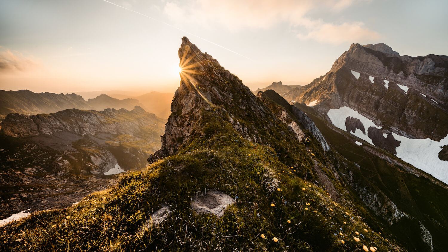 Rotsteinpass Sonnenaufgang Rotsteinpass Sonnenaufgang